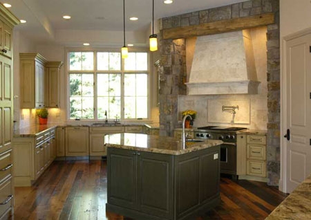 Kitchen Cabinets, Granite Counter tops, and Hardwood floors